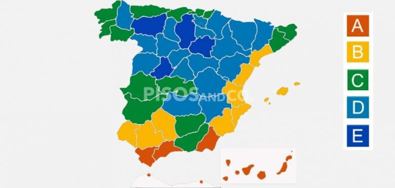 ¿Qué potencia deben tener los radiadores según los metros de cada estancia?