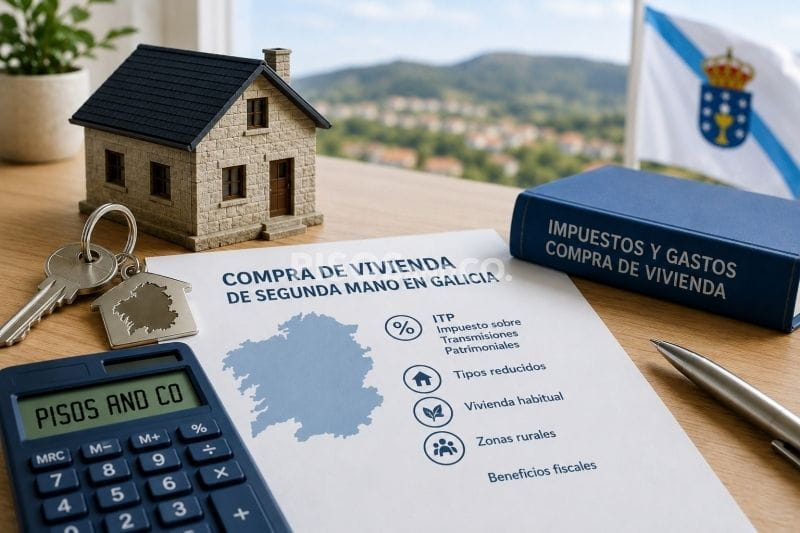 Impuestos al comprar una vivienda de segunda mano en Galicia.